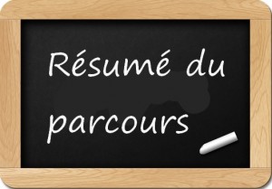 Résumé du parcours